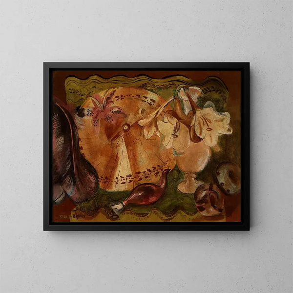 Motif décoratif - Frances Hodgkins — kehystetty taideteos seinällä