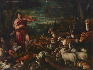 Francesco Bassano the Elder - Orpheus charming the animals.webp