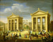 L'Approach of Villa Borghèse in Rome - Francesco Diofebi — näkymä teoksesta