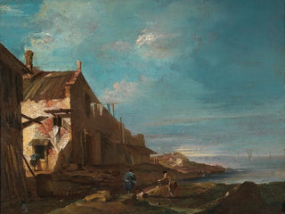 Un caprice architectural côtier - Francesco Guardi — näkymä teoksesta
