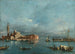 San Giorgio Maggiore -maalaus Punta della Giudecca - Francesco Guardi — näkymä teoksesta