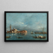 San Giorgio Maggiore -maalaus Punta della Giudecca - Francesco Guardi — kehystetty taideteos seinällä