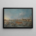 Venetsian Bucintoron festivaali - Francesco Guardi — kehystetty taideteos seinällä