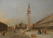 Piazza San Marco basilikan ja kellotorni kanssa - Francesco Guardi — näkymä teoksesta