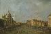 Venetsian maalaus, juhla Suuren kanavan läheisyydessä Santa Maria della Saluten lähellä - Francesco Guardi — näkymä teoksesta