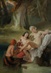 Bethsabée kylvyssä - Francesco Hayez — näkymä teoksesta