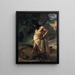 Samson ja leijona - Francesco Hayez — kehystetty taideteos seinällä