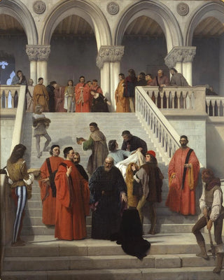 Francesco Hayez - The Last Moments of Doge Marino Faliero.webp
