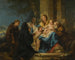 La Sainte Famille avec saint François de Paule et un saint franciscain - Francesco Lorenzi — näkymä teoksesta