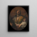 Sainte Catherine - Francesco Montelatici — kehystetty taideteos seinällä