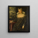 Portrait d'une dame traditionnellement identifiée comme Rita Bellesi - Francesco Montemezzano — kehystetty taideteos seinällä