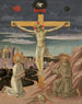 La Crucifixion avec saint Jérôme et saint François - Francesco Pesellino — näkymä teoksesta