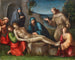 La Lamentation du Christ avec des anges - Francesco Raibolini — näkymä teoksesta