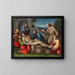 La Lamentation du Christ avec des anges - Francesco Raibolini — kehystetty taideteos seinällä