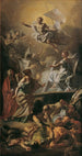Kristuksen ylösnousemisen - Francesco Solimena — näkymä teoksesta
