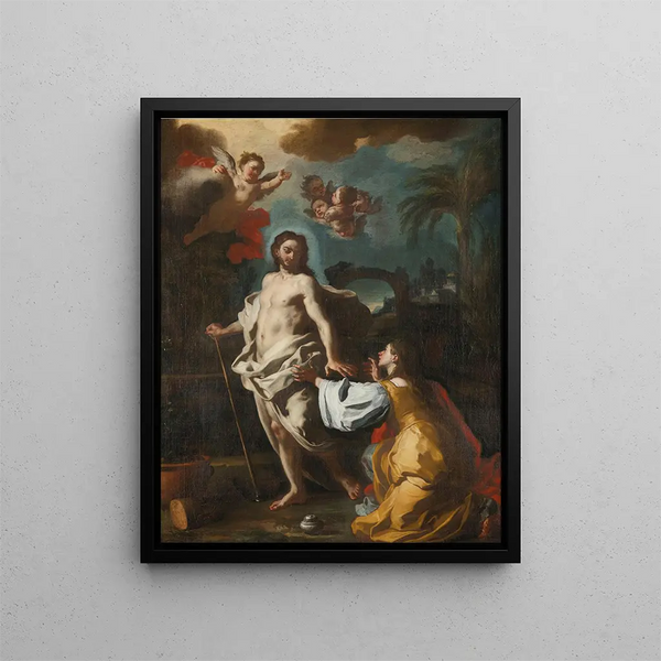 Noli Me Tangere - Francesco Solimena — kehystetty taideteos seinällä