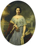 Lucy Tappan Bowen Mme Henry C. Bowen - Francis Bicknell Carpenter — näkymä teoksesta