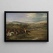 Berkeleyn metsästys 1842 Täysi huuto - Francis Calcraft Turner — kehystetty taideteos seinällä