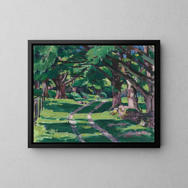 L'avenue Auchnacraig - Francis Campbell Boileau Cadell — kehystetty taideteos seinällä