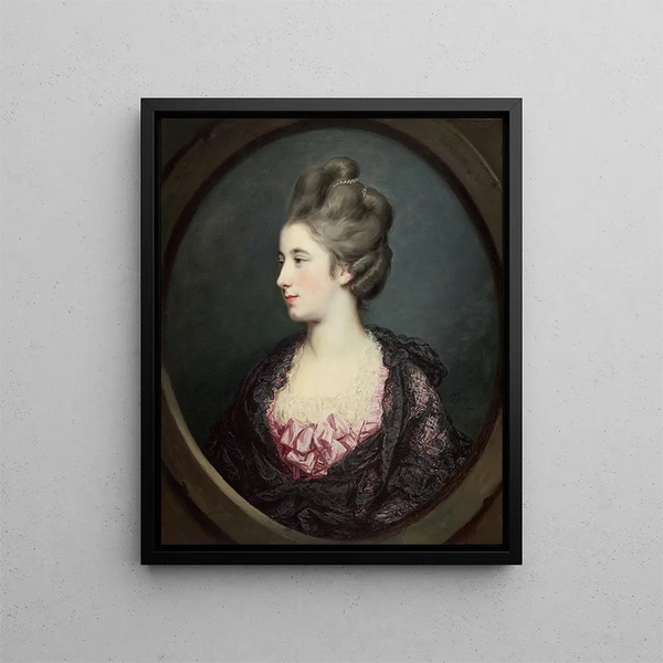 Mme Thomas Horne - Francis Cotes — kehystetty taideteos seinällä