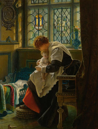 Le coin des bébés - Francis John Wyburd — näkymä teoksesta