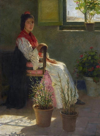 Francis Luis Mora - Gypsy and Sunlight Gitana y Sol.webp
