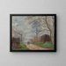 Chemin des Sablons à Moret - Francis Picabia — kehystetty taideteos seinällä