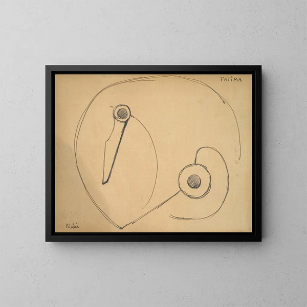 Fatima - Francis Picabia — kehystetty taideteos seinällä