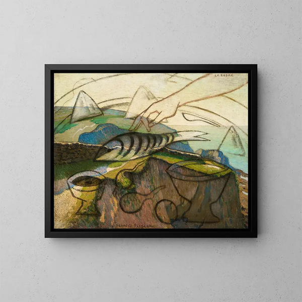 Le Zèbre - Francis Picabia — kehystetty taideteos seinällä