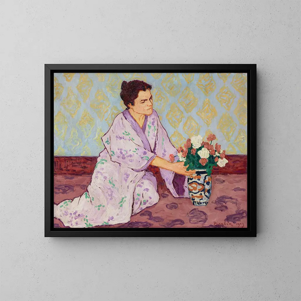 Le bouquet de Saint-Tropez - Francis Picabia — kehystetty taideteos seinällä
