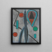 Nyt ja ennen - Francis Picabia — kehystetty taideteos seinällä
