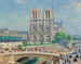 Notre-Dame-maalaus auringon vaikutuksesta - Francis Picabia — näkymä teoksesta