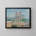 Notre-Dame-maalaus auringon vaikutuksesta - Francis Picabia — kehystetty taideteos seinällä