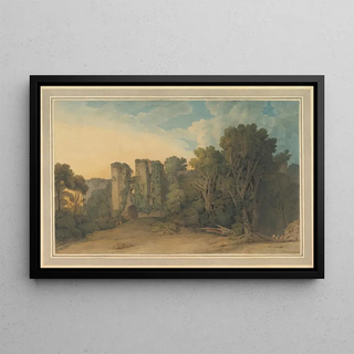 Francis Towne - Berry Pomeroy Castle in the County of Devon.webp