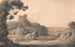 Château d'Oakhampton - Francis Towne — näkymä teoksesta