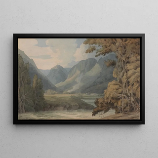 Francis Towne - View in Borrowdale of Eagle Crag and Rosthwaite.webp