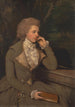 Madame Stevensin maalaus - Francis Wheatley — kehystetty taideteos seinällä