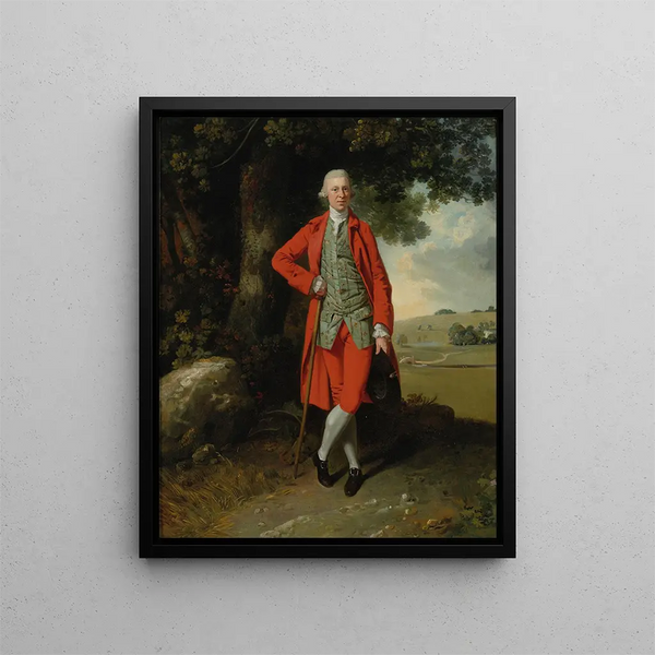 Francis Wheatley - Portrait of A Country Squire Said To Be Stephen Sullivan of Ponsbourne Park.webp