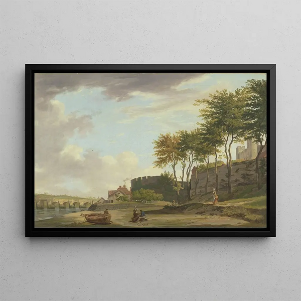 Francis Wheatley - The Medway at Rochester.webp