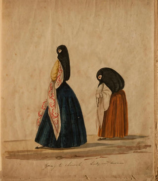 Francisco Fierro - Going to church Lady and duenna.webp