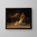 Acte de violence contre deux femmes - Francisco de Goya — kehystetty taideteos seinällä