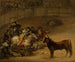 Lutte de taureaux, suerte de varas - Francisco de Goya — näkymä teoksesta