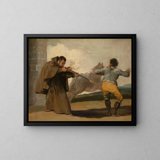 Francisco de Goya - Friar Pedro Shoots El Maragato as His Horse Runs Off.webp