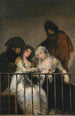 Majas parvekkeella - Francisco de Goya — näkymä teoksesta