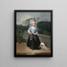 Maria Teresa de Borbón y Vallabriga, plus tard comtesse de Chinchón - Francisco de Goya — kehystetty taideteos seinällä