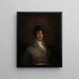 Portrait d'Isidoro Máiquez - Francisco de Goya — kehystetty taideteos seinällä