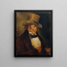 Autoportrait - Francisco de Goya — kehystetty taideteos seinällä