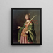 Sainte Élisabeth de Thuringe - Francisco de Zurbarán — kehystetty taideteos seinällä
