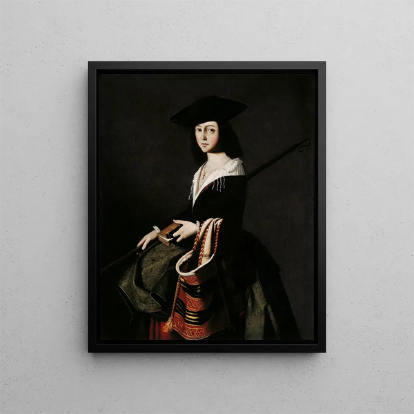 Sainte Marina - Francisco de Zurbarán — kehystetty taideteos seinällä
