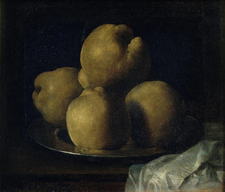 luonnonkuvaus kuolleesta luonnosta ja kvittenistä - Francisco de Zurbarán — näkymä teoksesta